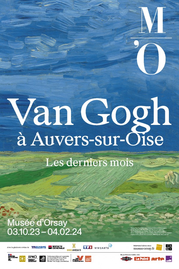 Affiche de l'exposition « Van Gogh à Auvers-sur-Oise, les derniers mois », musée d'Orsay